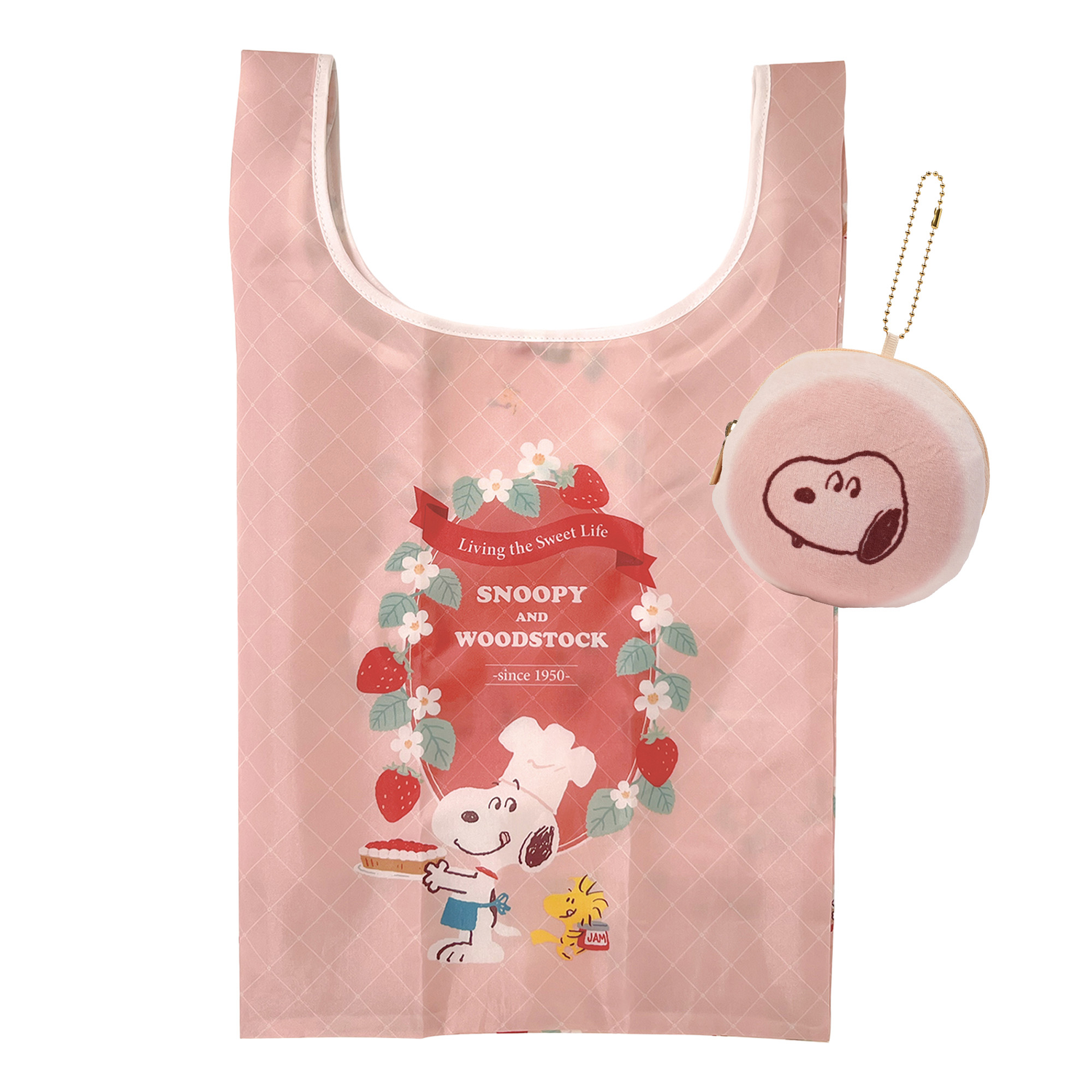 Snoopy｜Peanuts Plush Eco Bag keychain｜ 50cm x 30cm x 11cm x 11cm approx.