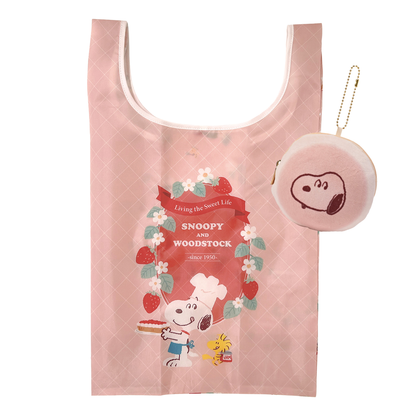 Snoopy｜Peanuts Plush Eco Bag keychain｜ 50cm x 30cm x 11cm x 11cm approx.