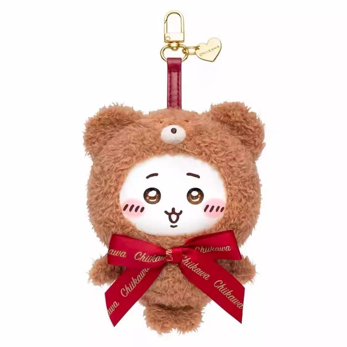 【not blind box style】chiikawa｜Kiramekko Teddy Bear Mascot Holder /Plush Keychain｜H140×W115×D75mm approx