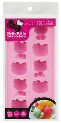 Sanrio｜Hello Kitty 9 Shaped Silicone Chocolate/Ice/Jelly/Pudding Cube｜215 x 115 x 23 mm approx.