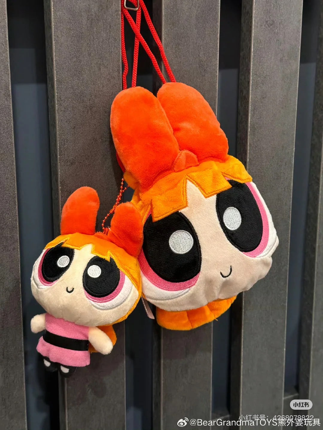 Powerpuff Girls｜ Mascot Holder /Plush Keychain｜ 127×138×70mm approx.