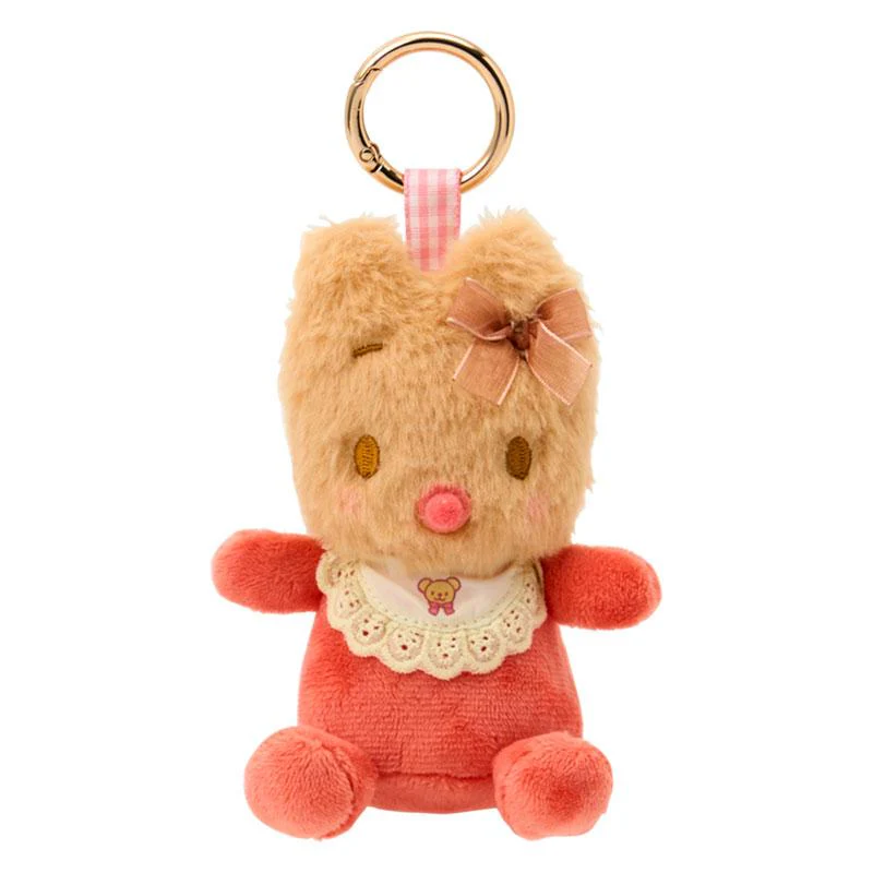 Sanrio｜Baby Ribbon Fluffy Mascot Holder /Plush Keychain｜120×130×75mm approx.