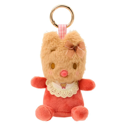 Sanrio｜Baby Ribbon Fluffy Mascot Holder /Plush Keychain｜120×130×75mm approx.