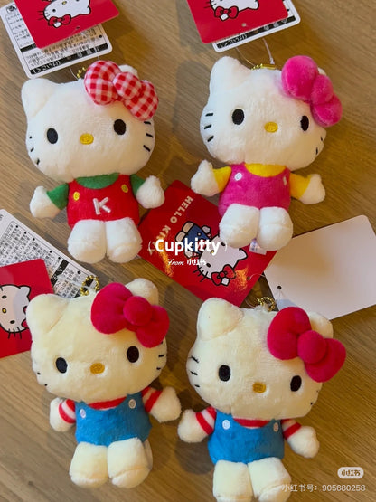 HelloKitty｜Sanrio 50th Anniversary Collection Standard Mascot Holder /Plush Keychain｜ 85x100x45mm approx.