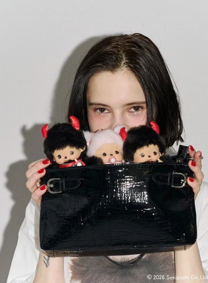 【limit 1】Monchhichi｜Bebichhichi × jouetie Angel and Devil Mascot Holder /Plush Keychain