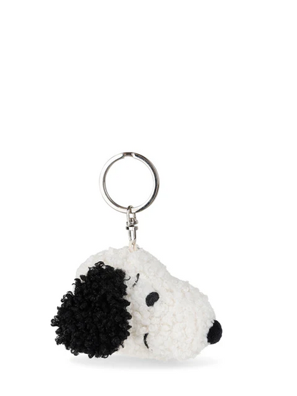 Snoopy史努比｜ECO Tiny Teddy keychain | Cream圣诞奶油雪人毛绒头型钥匙扣挂件/包挂