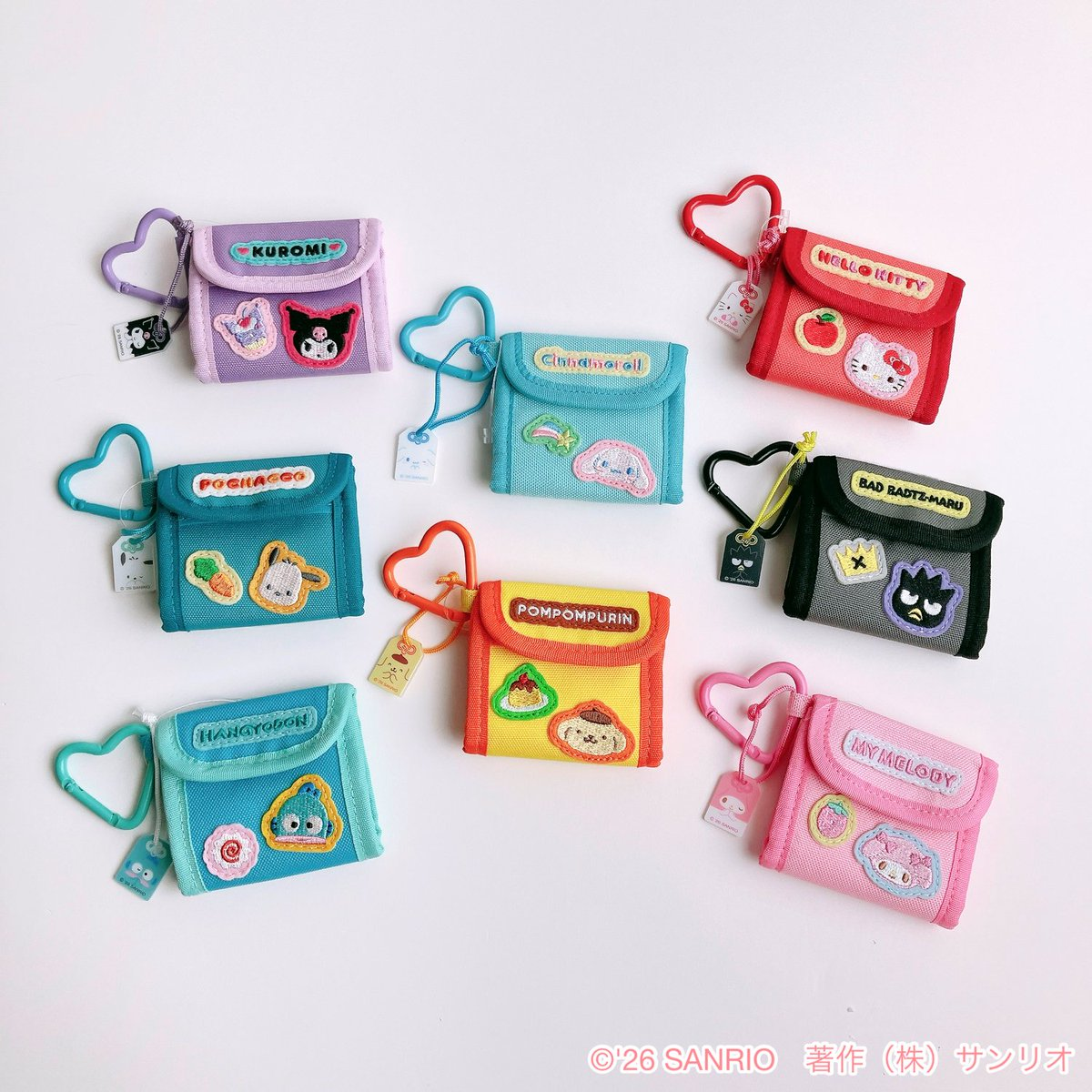 Sanrio｜Capsule Toy Collection Coin Cas with Carabiner｜8×2×7cm approx.