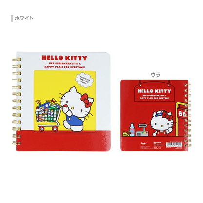 Sanrio｜Square ring notebook with window｜60 pages