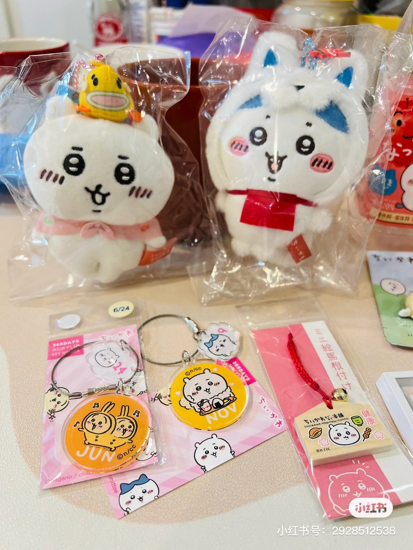 Chiikawa 吉伊卡哇｜京都伏见稻荷限定绘马木牌御守铃铛挂件