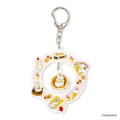 Mofusand｜Shakeyura Keychain/Keyring｜H85 x W72 x D3mm approx.