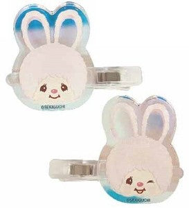 Monchhichi｜Acrylic Hair Clip Set｜H4 x W5.5 x D2cm approx.
