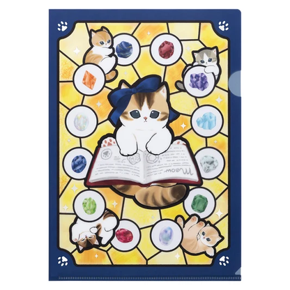 mofusand｜Nyantique Foil-Stamped Clear File｜310×220mm approx.