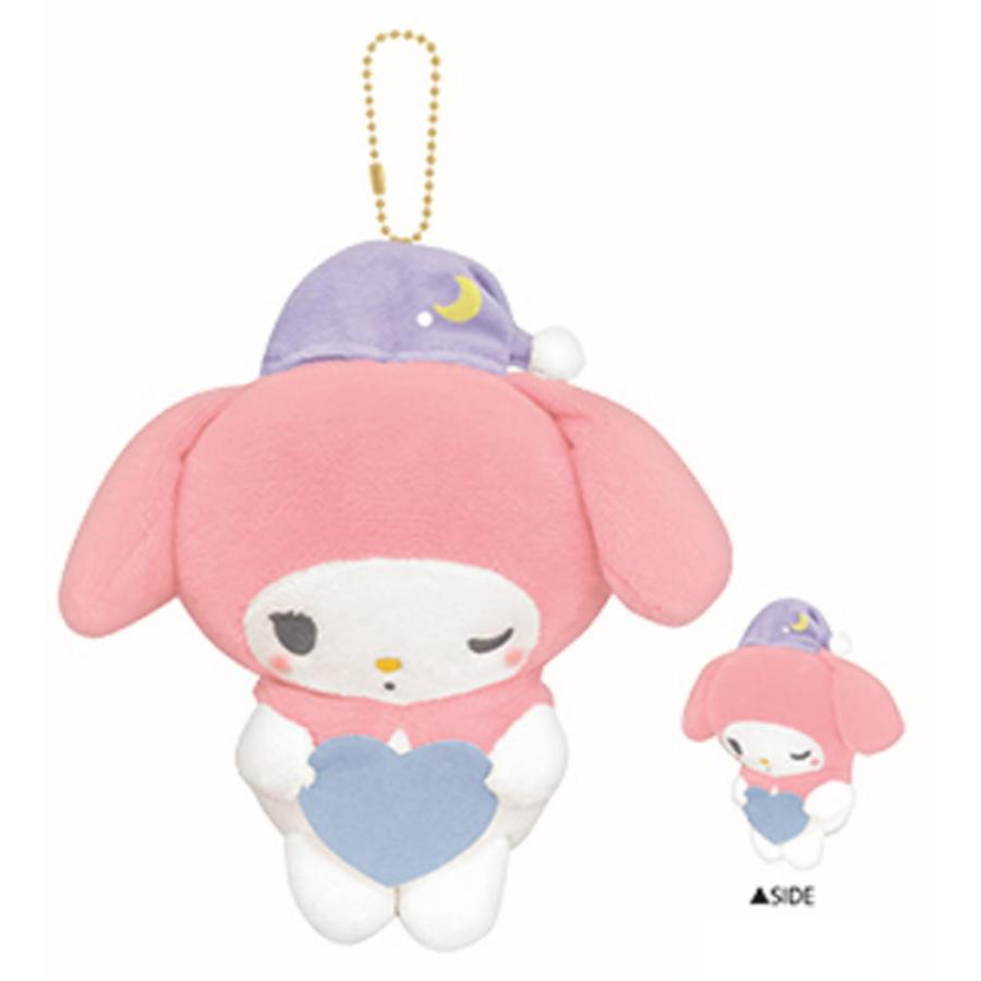 Sanrio｜Crux pajamas Mascot Holder /Plush Keychain｜190x160x70mm approx.