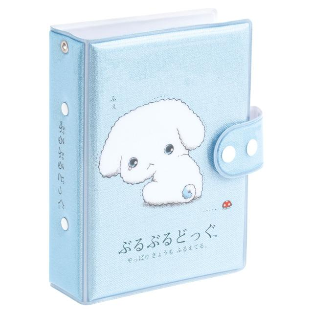 Sanx｜Large Capacity 6-Hole Sticker Binder Organizer｜175×125×40mm approx.