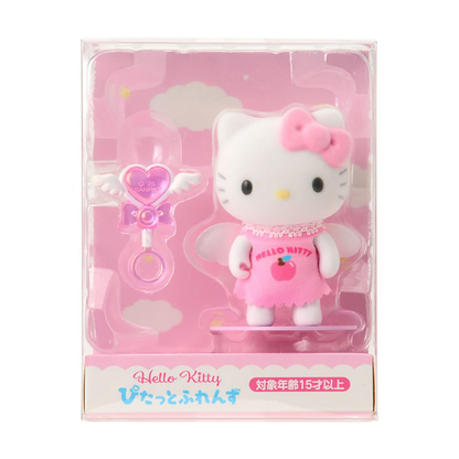 Sanrio｜Pitatto Friends Mini Angel Flocked Doll｜4.5×3×6cm approx.