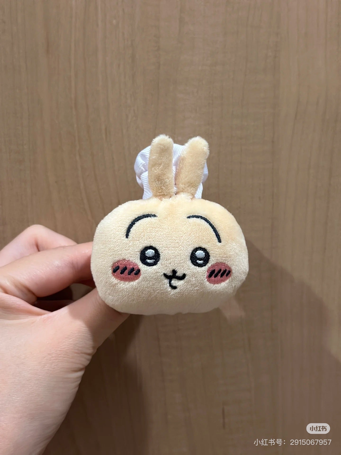 Chiikawa 吉伊卡哇｜餐厅厨师毛绒玩具徽章 3 件套｜约各H80×W70×D25mm