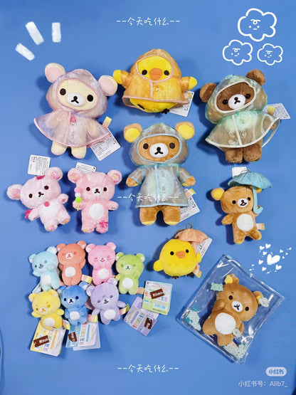 Rilakkuma｜Rainy Day to Sunny Raincoat Plush Dolls/Plush Toy｜120×150×110mm approx