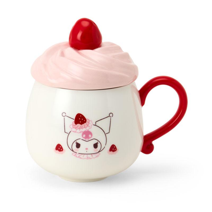 Sanrio｜Strawberry Whipped Cake 3D Porcelain Mug｜ 13.5×9×13.5cm approx.