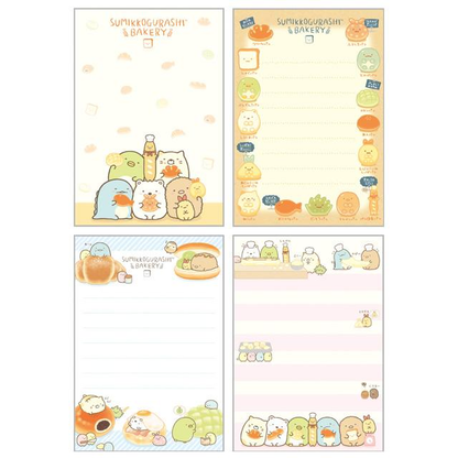 Sanx｜Bakery Flip-Up Memo Pad｜80 sheets