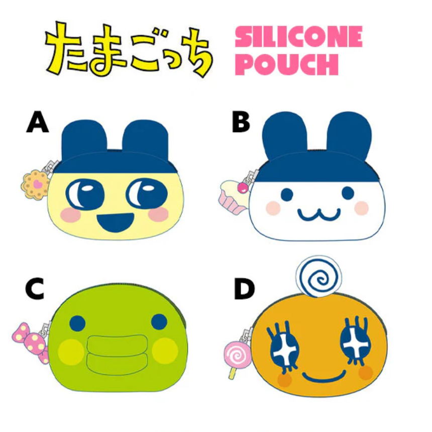 Tamagotchi｜Silicone Pouch｜H114 x W120 x D28mm  approx.
