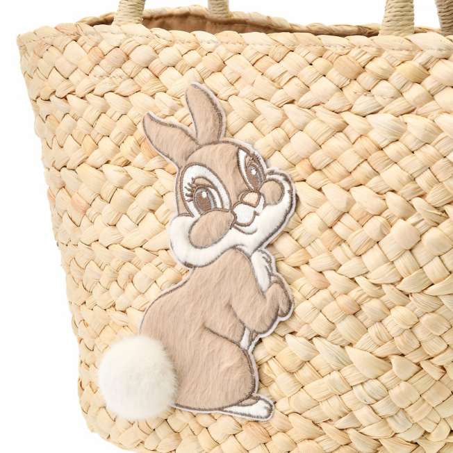 Disney迪士尼｜东迪夏日柔软Bonnie邦尼兔草编包/菜篮子/沙滩包｜约12x 31.5x 14.5 cm