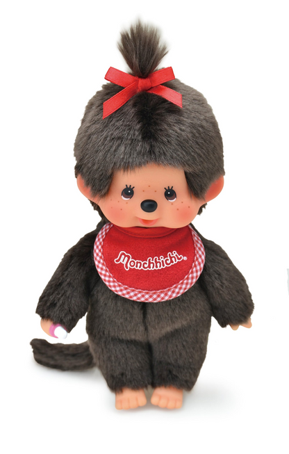 Monchhichi｜Premium Standard Brown Sitting Plush Dolls/Plush Toy｜S/20 x 9 x 7 cm approx.