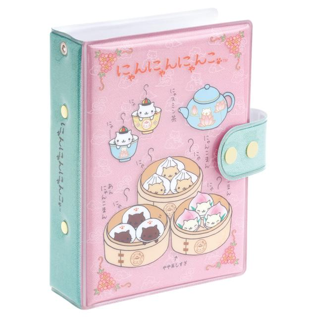Sanx｜Large Capacity 6-Hole Sticker Binder Organizer｜175×125×40mm approx.