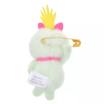 Disney迪士尼｜Winnie the Pooh Plush Badge Brooch TSUITOMO东迪可爱角色毛绒绒徽章/胸针｜约縦8.5×横8.4×厚み2.8(cm)