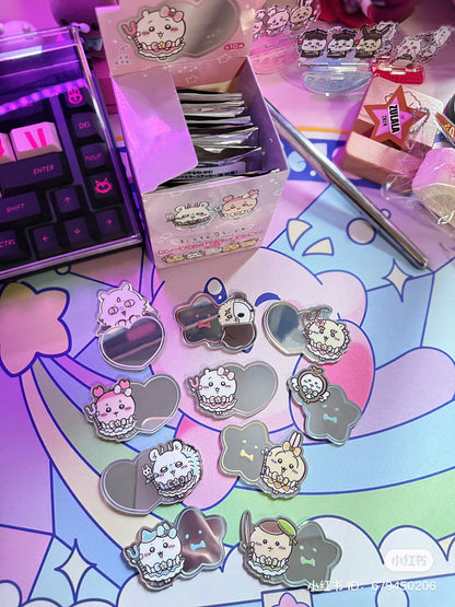 Chiikawa 吉伊卡哇｜魔法少女爱心镜面贴纸盲盒/手机贴｜1枚入