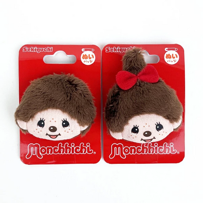 Monchhichi｜Plush Badge｜H5.5 x W4.5cm approx.
