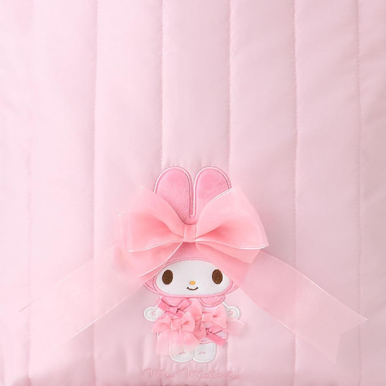 Sanrio三丽鸥｜My Melody Birthday 50th Anniversary Princess Ribbon Tote Bag 美乐蒂50周年生日粉桃甜心系列托特包/单肩包｜约40.2 x 35.7 x 7.9cm