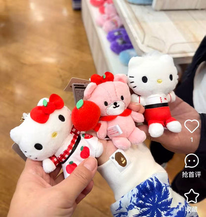 Sanrio｜Apple Diner SURPRIZE Mascot Holder /Plush Keychain｜115mm approx.