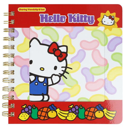 Sanrio｜Square ring notebook with window｜60 pages