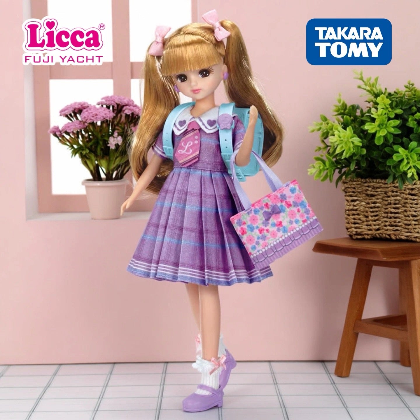 Licca｜Doll LD-08 Exciting First Grade｜27 x 13 x 5cm approx.