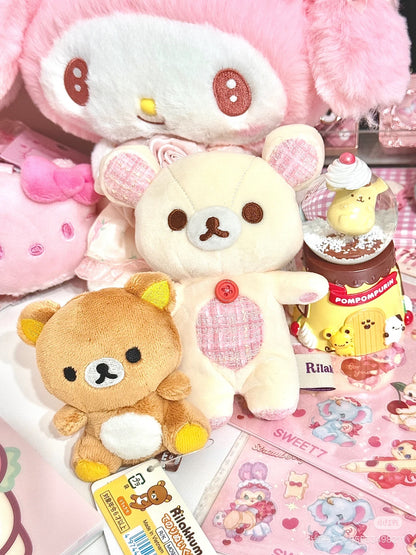Rilakkuma轻松熊｜San-X Hand-held Plush/Wonderful House Sitting奇妙屋可爱场景毛绒玩偶摆件/手玉｜约60×80×55mm