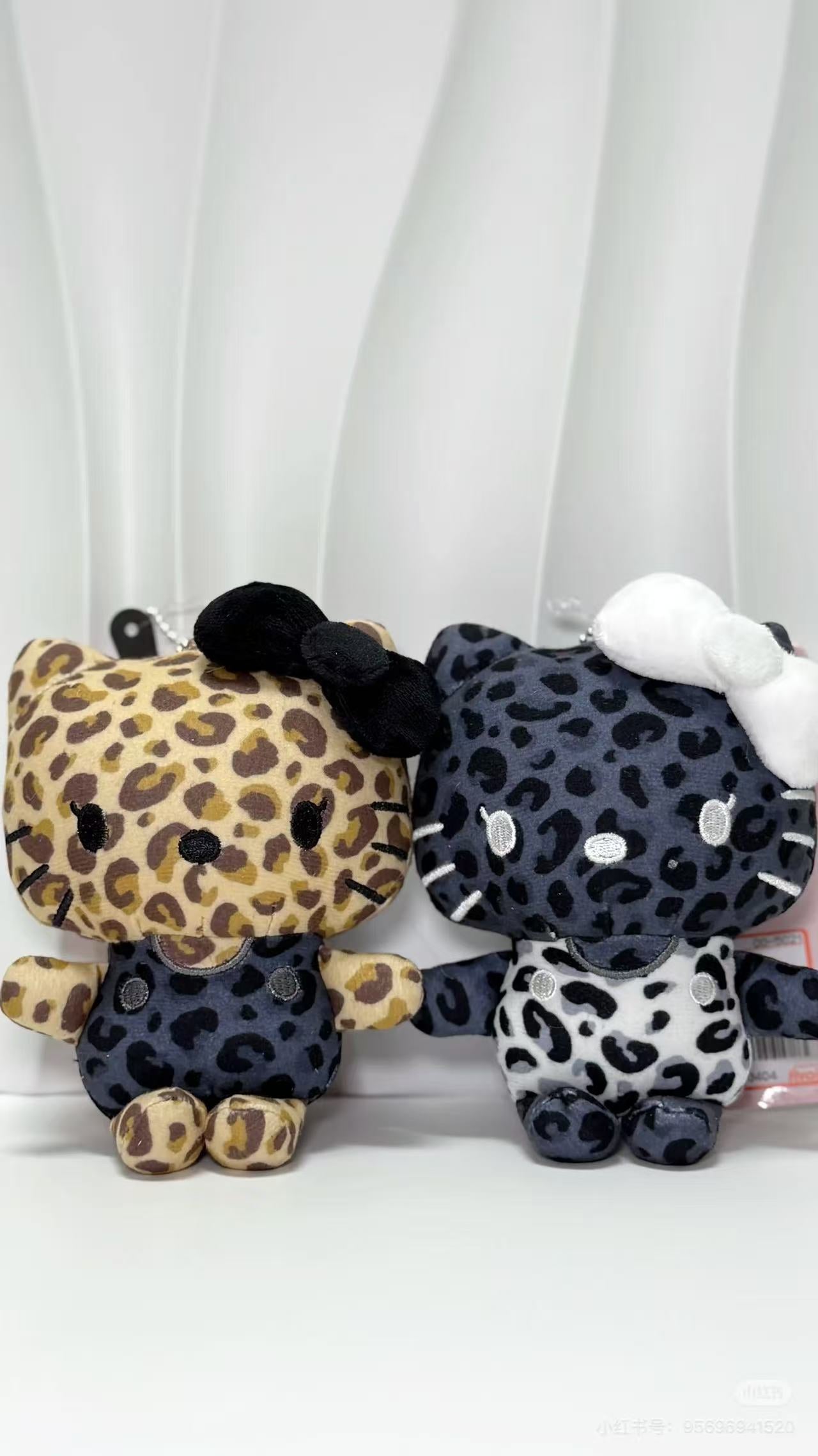 HelloKitty｜Avail leopard print Mascot Holder /Plush Keychain
