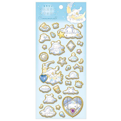 Sanrio｜Gold Foil Jewel Sticker｜220×95×5mm approx.