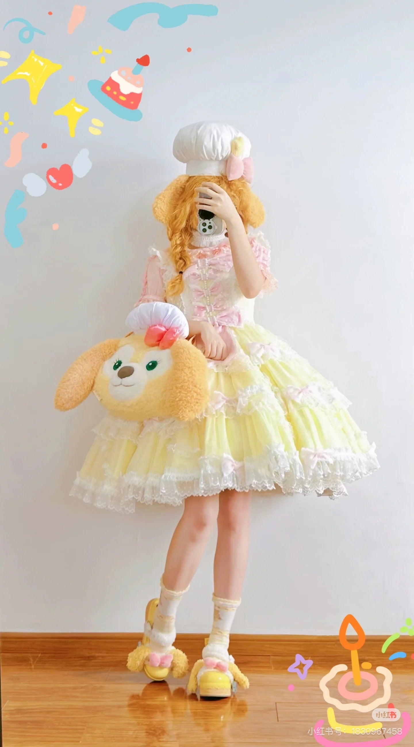 Disney SH｜超萌毛绒大脸包/多种背法/可双肩背/斜挎/手拎