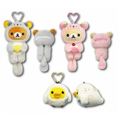 Rilakkuma｜Relax Sea Otter Mini Plush Pouch Mascot Holder /Plush Keychain｜H13cm approx.
