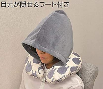 My neighbor totoro｜Marushin Hooded Travel Pillow My Neighbor Totoro Large Totoro吉卜力宫崎骏龙猫连帽2ways可收纳颈枕/抱枕/靠垫/两用u型枕｜约H35 x W33cm