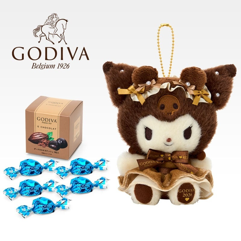 Sanrio|GODIVA 2026 Mascot Holder /Plush Keychain – Unicorn Cosmetics Sanrio|GODIVA 2026 Mascot Holder /Plush Keychain – Unicorn Cosmetics