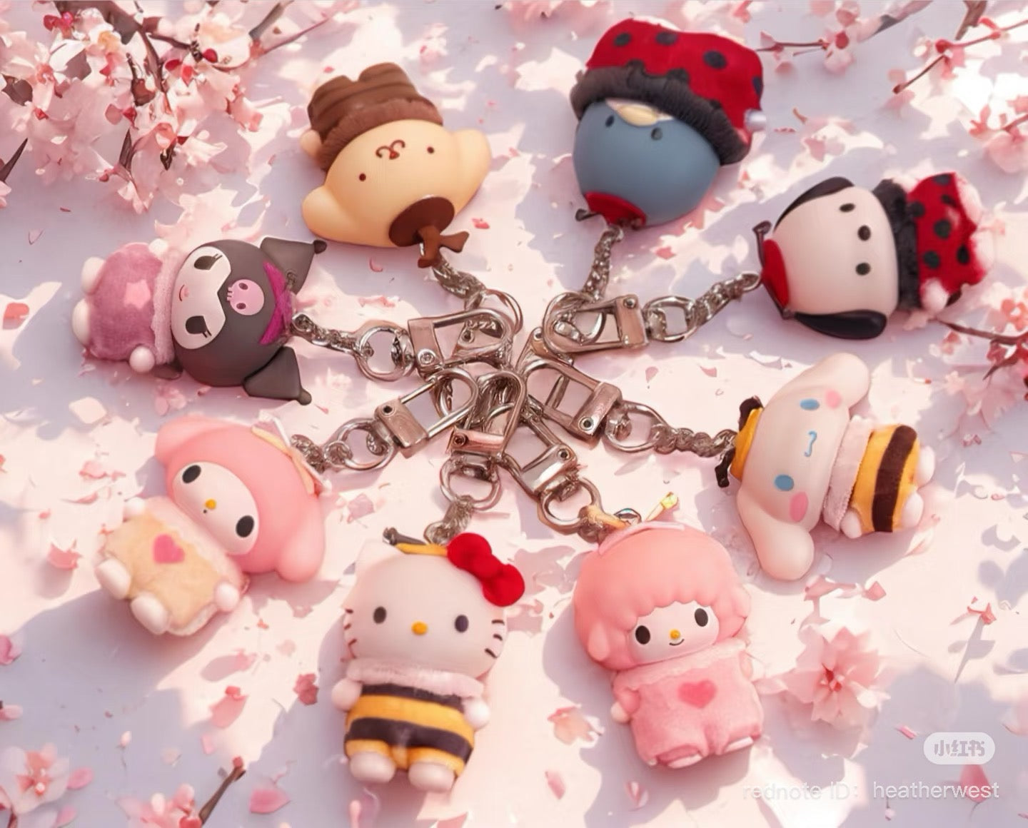 【limit 3】Sanrio｜chibittomo Keychain blindbox/All 8 types｜1pcs