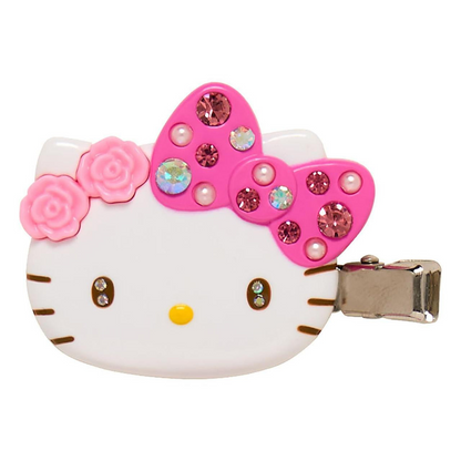 Sanrio｜ Bangs Clip Deluxe华丽水钻脸型刘海夹/发夹/1对入｜约5.3×1×4cm