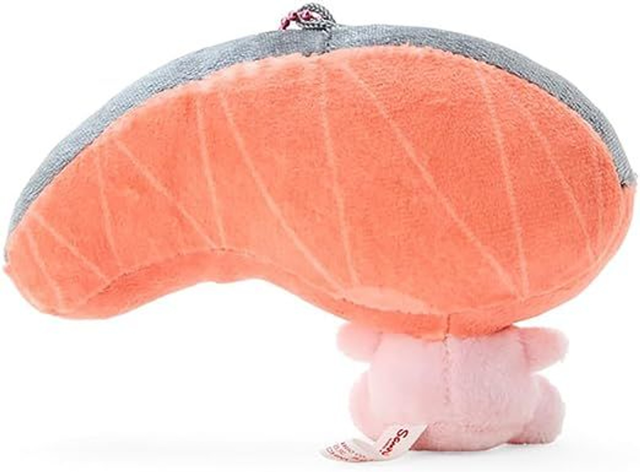 Sanrio三丽鸥｜ Mascot Holder - Kirimi-chan三文鱼切片毛绒挂件/包挂｜約13.2 x 9.5 x 4.5cm