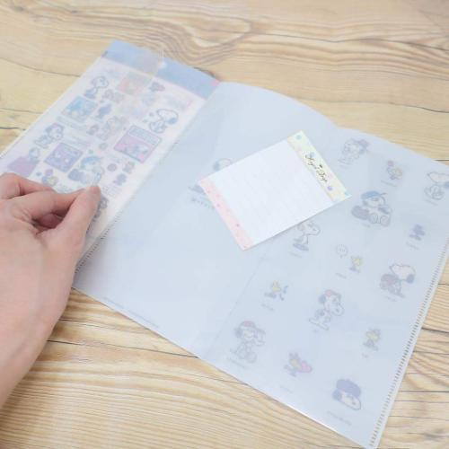 Snoopy｜Peanuts Picture Book Ticket File Holder｜108×210×5mm approx.