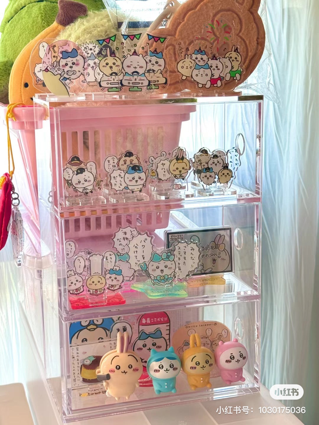 Chiikawa 吉伊卡哇｜超魔法少女/小魔仙系列透明立牌｜約H55×W77×D40mm