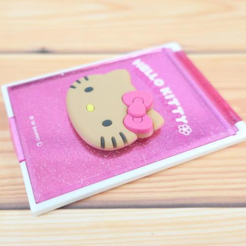 Sanrio｜Hello Kitty Puffy Card Foldable Mirror｜57 x 83 x 9 mm approx.