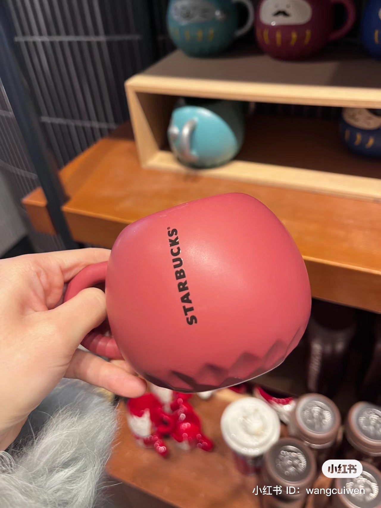 Starbucks日本星巴克｜2024年限定磨砂感达摩杯/马克杯｜296ml