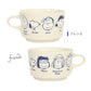 Snoopy｜漫画风白青色陶瓷马克杯/soup杯｜約340ml