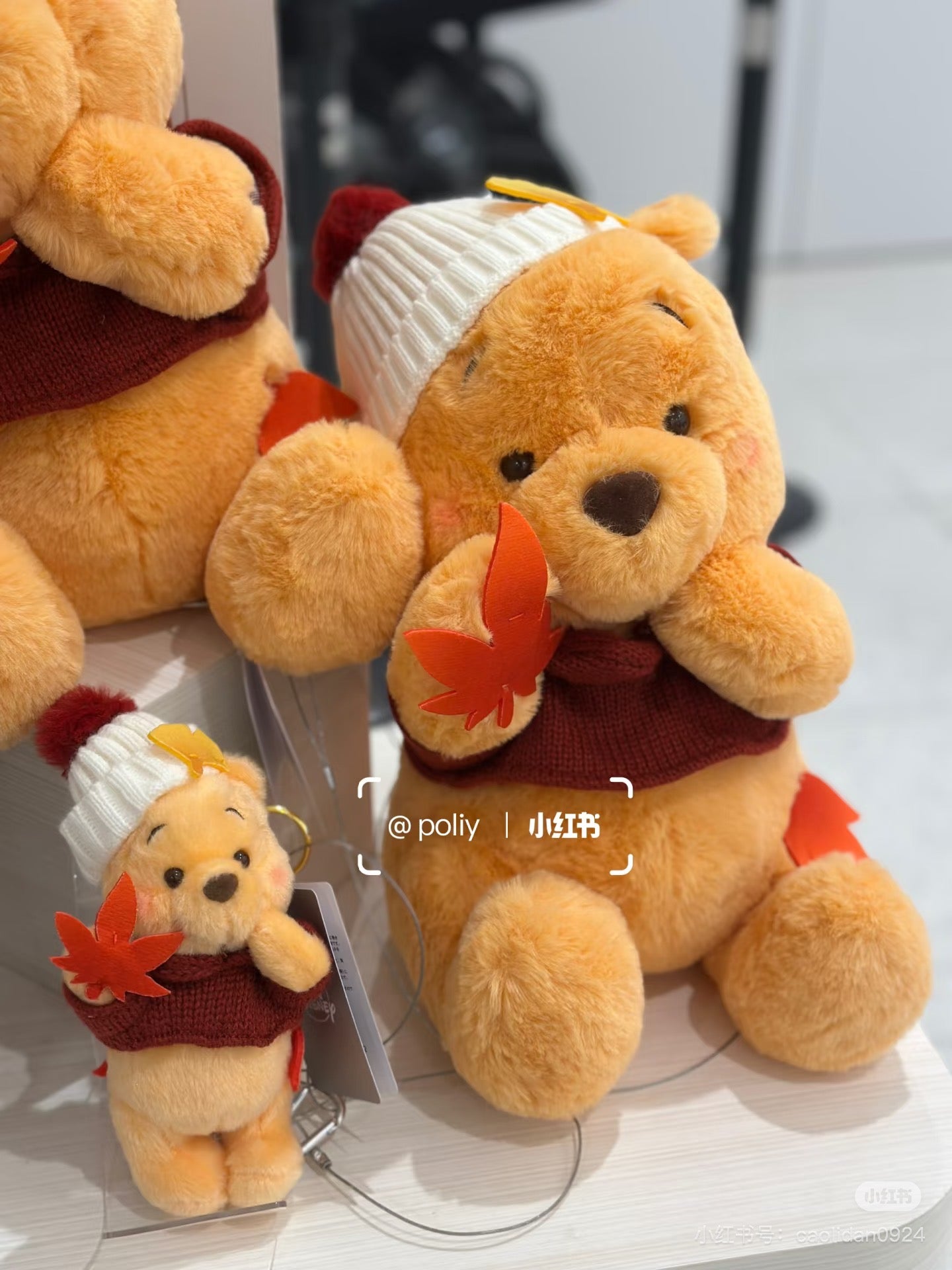Disney｜Momiji Winnie the Pooh Plush Dolls/Plush Toy｜H35×W23×D25cm approx.
